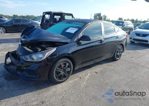 2019 Hyundai Accent Se из США, поврежденный, VIN 3KPC24A34KE080078